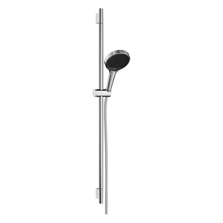 hansgrohe Rainfinity Duschset 130 3 Strahlarten mit Duschstange 90 cm, EcoSmart