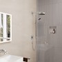 hansgrohe Rainfinity Duschset 130 3 Strahlarten mit Duschstange 90 cm, EcoSmart