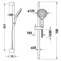Duravit Brauseset mit Handbrause 3jet 12 cm