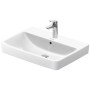 Duravit No. 1 Möbelwaschtisch 65 cm, mit 1 Hahnloch und Überlauf