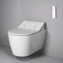 Duravit ME by Starck Wand-WC Set mit Sensowash Slim WC-Sitz