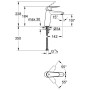GROHE Eurodisc Cosmopolitan Einhand-Waschtischbatterie, DN 15 M-Size
