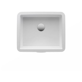 LAVABO INCASSO LAUFEN Living City 40 cm con sottopiano smaltato, con troppopieno, senza foro per rubinetto