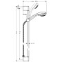hansgrohe Crometta 85 Vario Unica Crometta Set 90 cm DN15