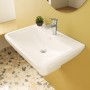 VitrA Integra Waschtisch 64,5 cm, mit Überlaufloch, 1 Hahnloch mittig