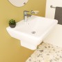 VitrA Integra Waschtisch 64,5 cm, mit Überlaufloch, 1 Hahnloch mittig