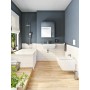 VitrA Integra Waschtisch 64,5 cm, mit Überlaufloch, 1 Hahnloch mittig
