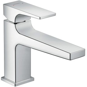 hansgrohe Metropol Einhebel-Waschtischmischer 100 mit Hebelgriff und Push-Open Ablaufgarnitur