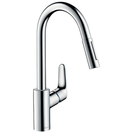 hansgrohe Focus M41 Einhebel-Küchenmischer 240, Ausziehbrause, 2jet, sBox