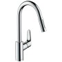 hansgrohe Focus M41 Einhebel-Küchenmischer 240, Ausziehbrause, 2jet, sBox