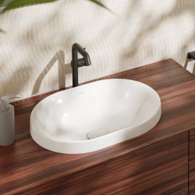 hansgrohe Xuniva U Einbauwaschtisch 55 x 40 cm, mit Überlauf, mit SmartClean