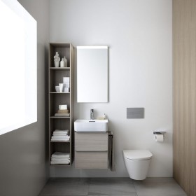 Vasque LAUFEN Val, encastrable 55 x 42 cm sans trou de robinet, sans trop-plein