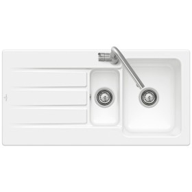 Évier encastrable Villeroy & Boch Architectura 60 XR, bonde à commande manuelle, réversible