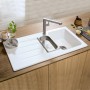 Villeroy & Boch Architectura 60 XR Einbauspüle, Ablaufgarnitur mit Handbetätigung, reversibel