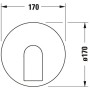 Duravit Tulum Einhebel-Brausemischer, Unterputz
