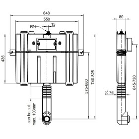 Villeroy & Boch ViConnect Compact Citerne encastrée