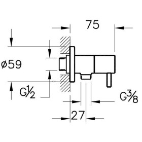 Robinet d'angle VitrA