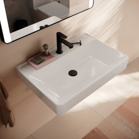 hansgrohe Xanuia Q Waschtisch 700/480 mit Hahnloch ohne Überlauf, SmartClean