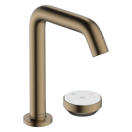 hansgrohe Tecturis S 2-Loch Waschtischarmatur 150 CoolStart mit Ablaufgarnitur