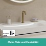 hansgrohe Tecturis S 2-Loch Waschtischarmatur 150 CoolStart mit Ablaufgarnitur