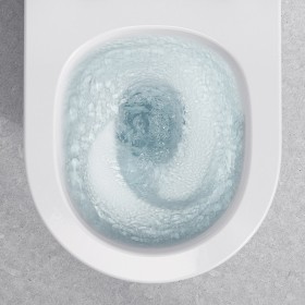 LAUFEN Kartell WC sospeso senza bordo, SilentFlush, EasyFit