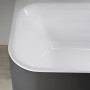 Duravit Happy D.2 Plus Badewanne 180 x 80 cm, mit angeformter Acrylverkleidung