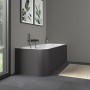 Duravit Happy D.2 Plus Badewanne 180 x 80 cm, mit angeformter Acrylverkleidung