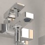 Villeroy & Boch Taro Duschgarnitur mit Brausehalter, Stabhandbrause und Wannenarmatur