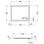 Duravit Starck Slimline Duschwanne Rechteck 120 x 100 cm