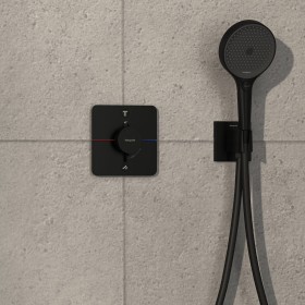 hansgrohe ShowerSelect Comfort Q Thermostat UP für 2 Verbraucher mit integrierter Sicherungskombination