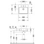 Duravit Vero Air Möbelwaschtisch mit 1 Hahnloch 50 x 47 cm, mit Überlauf