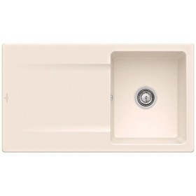 Évier encastrable Villeroy & Boch Siluet 50, bonde à commande manuelle, réversible