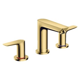 hansgrohe Talis E 3-Loch Waschtischarmatur mit Zugstangen-Ablaufgarnitur