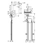 hansgrohe Aquno Select M81 Einhebel-Küchenmischer 250, Ausziehauslauf, 2jet, sBox
