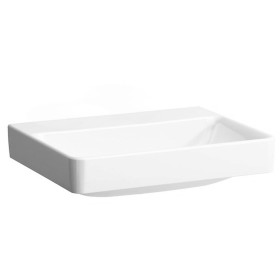 LAUFEN PRO S Clinic Waschtisch 55 x 46,5 cm ohne Hahnloch, ohne Überlauf