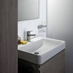 Lavabo LAUFEN PRO S Clinic 55 x 46,5 cm sans trou de robinet, sans trop-plein