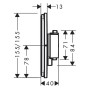 hansgrohe ShowerSelect Comfort Q Thermostat Unterputz