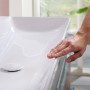 hansgrohe Xelu Q Waschbecken 120 x 48 cm ungeschliffen, mit 1 Hahnloch
