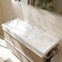 hansgrohe Xelu Q Waschbecken 120 x 48 cm ungeschliffen, mit 1 Hahnloch
