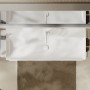 hansgrohe Xelu Q Waschbecken 120 x 48 cm ungeschliffen, mit 1 Hahnloch