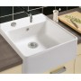 Villeroy & Boch Spülstein Einzelbecken, Ablaufgarnitur mit Excenterbetätigung
