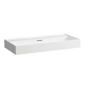 LAUFEN Kartell Aufsatzwaschtisch 100 x 46 cm, ohne Hahnloch, mit Überlauf