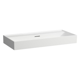 LAUFEN Kartell Aufsatzwaschtisch 100 x 46 cm, ohne Hahnloch, mit Überlauf