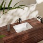hansgrohe Xuniva Q Unterbauwaschtisch 45x 35 cm, mit Überlauf, mit SmartClean
