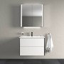 Duravit Viu Möbelwaschtisch 83 cm mit 1 Hahnloch, mit Überlauf