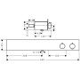 hansgrohe ShowerTablet 600 Thermostat Universal für 2 Verbraucher