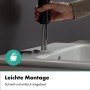 hansgrohe Vernis Blend Einhebel-Waschtischarmatur 70 CoolStart, mit Push-Open Ablaufgarnitur