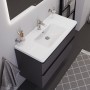 Duravit D-Neo Möbelwaschtisch 100,5 cm, mit 1 Hahnloch und Überlauf