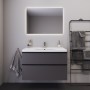 Duravit D-Neo Möbelwaschtisch 100,5 cm, mit 1 Hahnloch und Überlauf