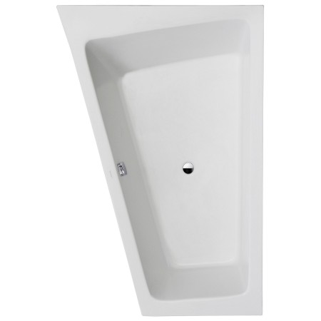 Duravit Paiova Eck-Badewanne 170 x 100 cm Ecke links mit angeformter Schürze und Gestell